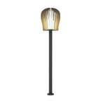 Sophisticated Waterproof LED Garden Post Lamp Cage Design Outdoor Lighting