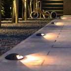Sleek LED Cap Light for Garden Stairs, Deck & Pathways