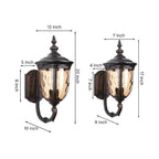 Waterproof Copper Outdoor Wall Light Retro Style