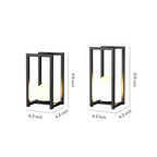 Outdoor Lanterns Black Courtyard Waterproof Decorative Lamp