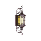 LED Outdoor Wall Lighting European Retro Dual-Head Round Lamp