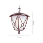 Outdoor LED Pendant Lights Black Metal Waterproof Ceiling Lights