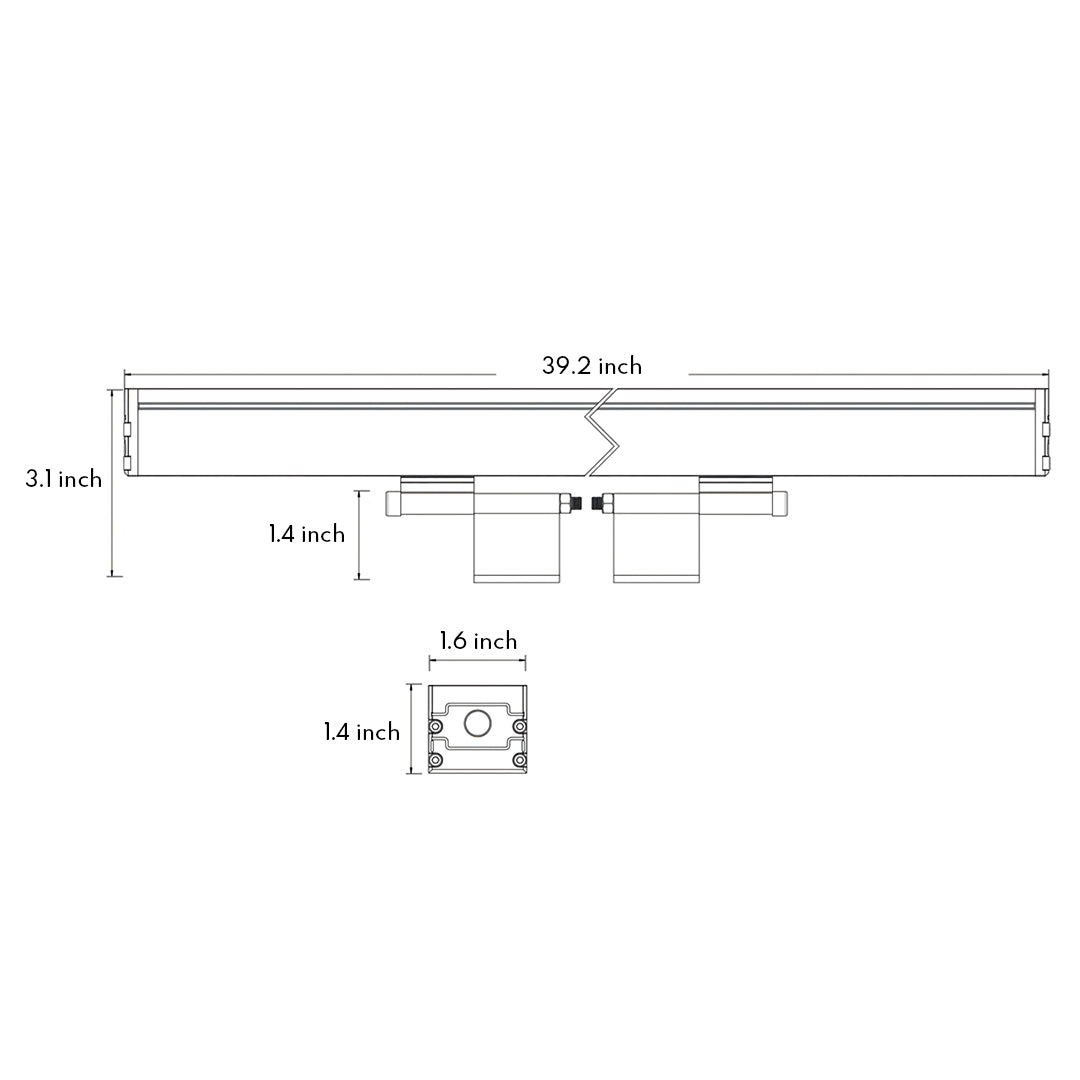 Outdoor LED Wall Wash Lighting Waterproof Lights