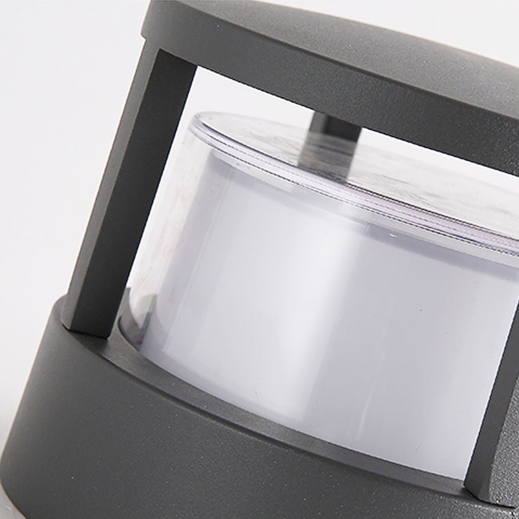 [Open-Box] Versatile LED Multi-Mount Lantern Modern Outdoor Lighting for Walls, Walkways, and Posts