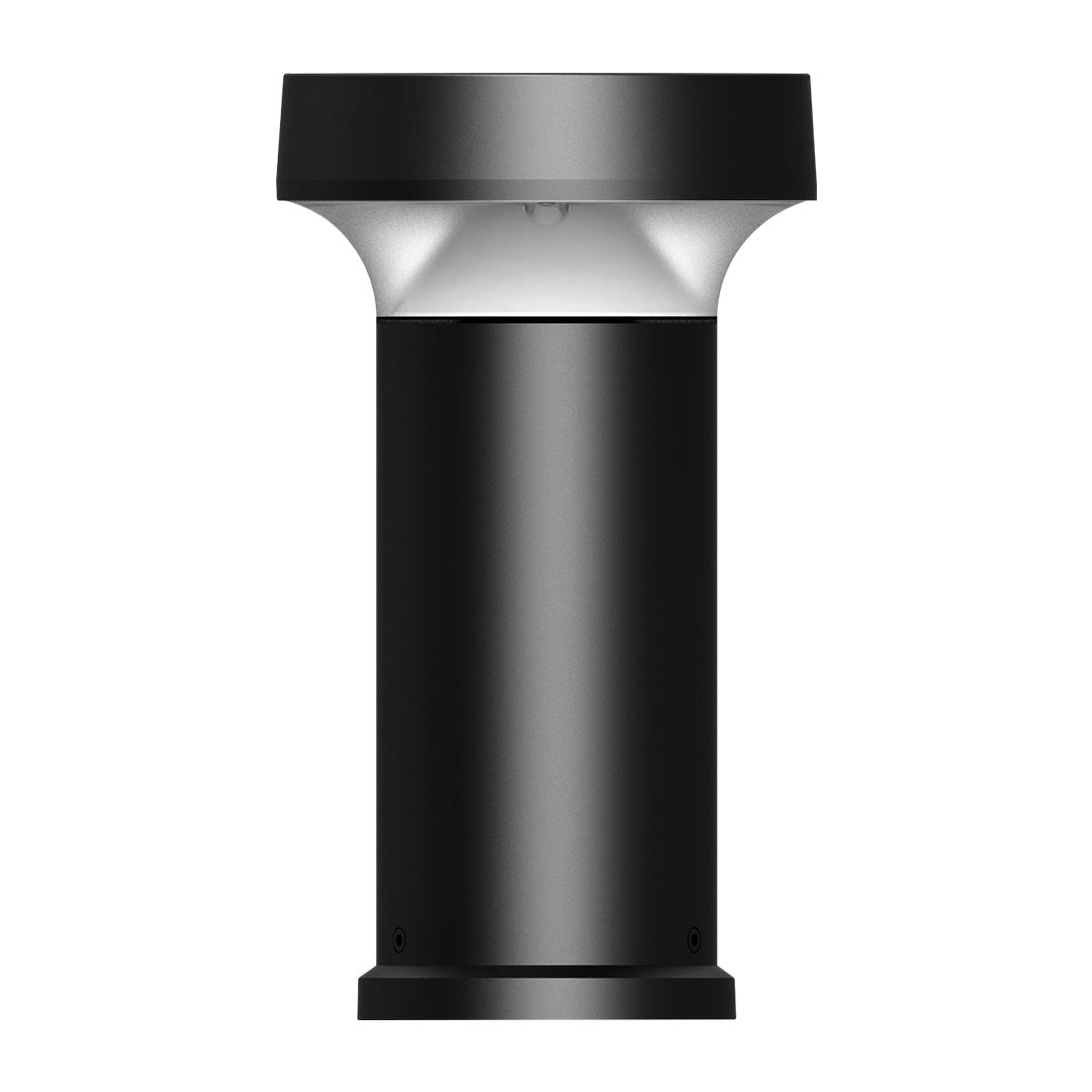 Modern Front Lawn Bollard Light |  Black LED Path Lights