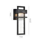 Outdoor Lighting Wall Mount Black LED Waterproof Light