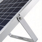 Outdoor Linear Wall Light Waterproof Black Modern Solar Ligh