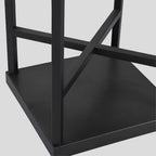 Outdoor Standing Light Lantern LED Metal Floor Lamp
