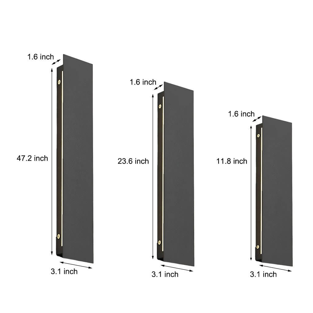 Linear Outdoor Wall Light Modern Waterproof LED Light