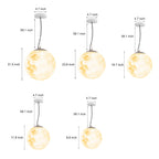 Outdoor Moon Lamp Spherical Resin Landscape Decorative Light