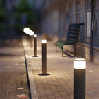 Outdoor Path Light Sleek Ambient Garden Bollard Lamps