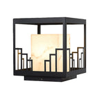 Outdoor Pillar Light Minimalist Waterproof Metal Light