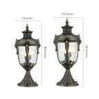 Outdoor Pillar Lights for House European Style Waterproof Light