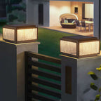 Outdoor Pillar Top Lights Waterproof Minimalist Post Light