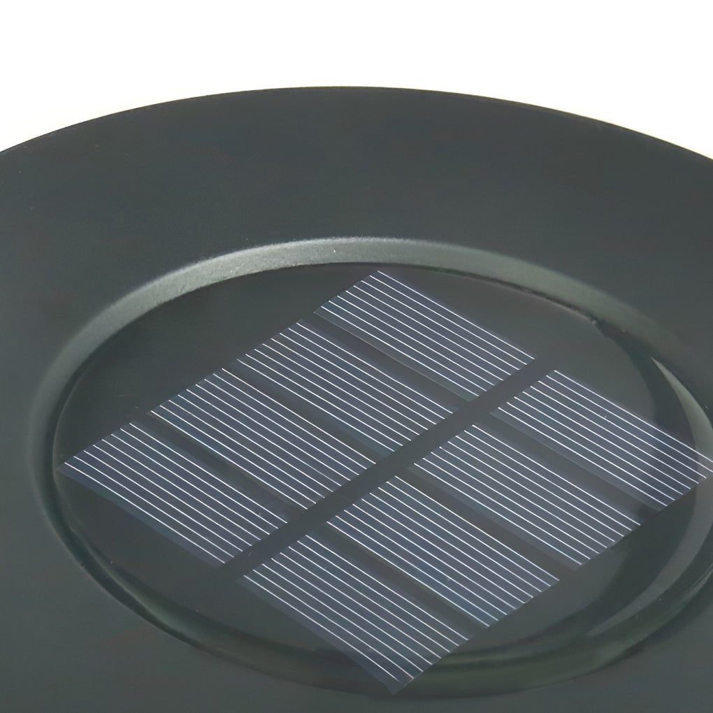 Outdoor Solar LED Post Lights with Water Glass Lens Romantic Pathway Lighting