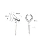 LED Ground Stake Lights Nordic Minimalist Spotlight
