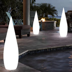 Modern Teardrop Outdoor Light Stylish LED Floor Lamp Landscape Light