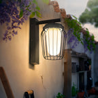 Outdoor Wall Lantern Sconce Birdcage Decorative Light