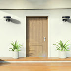 Outdoor Solar Lights Wall Mounted LED Motion Sensor Light 2 PCS