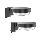 Outdoor Solar Lights Wall Mounted LED Motion Sensor Light 2 PCS