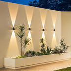 Outdoor Wall Sconce up and down Lighting Solar Light