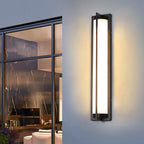 Outdoor Wall Sconces Black Modern Minimalist Waterproof Lamp
