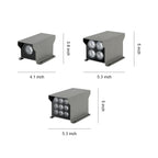 Outdoor Wall Wash Lights Bidirectional Square LED Lamp