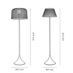 Outdoor Waterproof Floor Lamps Modern Stainless Steel Lamp