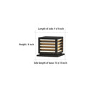 Home Pillar Light Outdoor Waterproof LED Decorative Light
