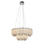 Country French Chandelier Gold Crystal Ceiling Light