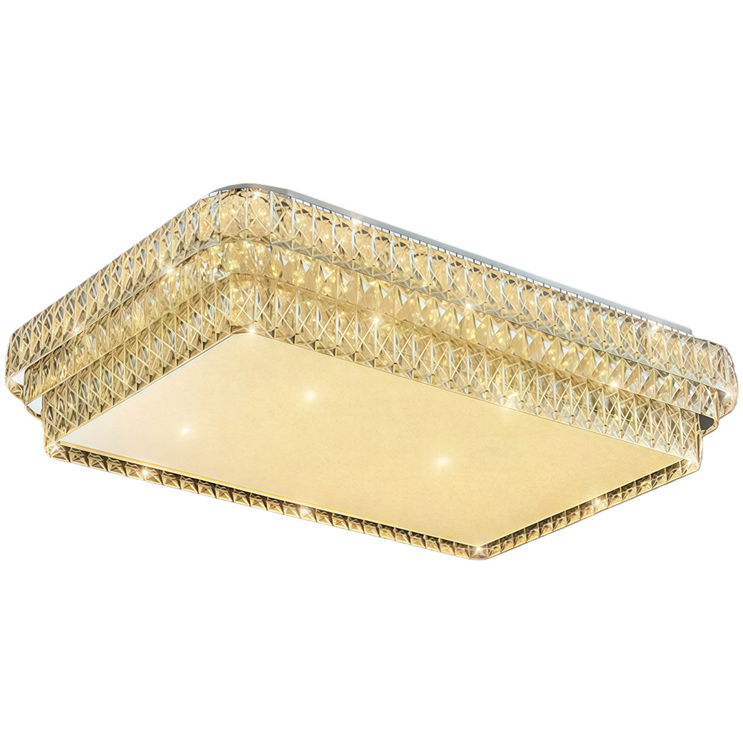 Flush Mounted LED Lights Luxury Eye-Protecting Crystal Lamp