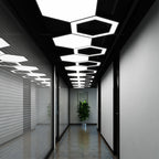 Modern Geometric Chandelier LED Hexagonal Ceiling Light