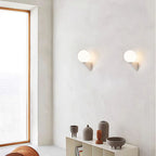 Globe Wall Light Nordic Minimalist Style Clear Glass Spherical Lamp