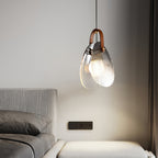 Hanging Glass Pendant Lights Nordic LED Pearl Shell Ceiling Light