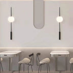 Wall Arm Light Creative Black Long Rod Decorative Iron Art Lamp