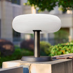 Outdoor Solar Pillar Lights Waterproof Round Landscape