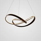 Abstract Waves Modern Style Pendant Lighting LED Kitchen Dining Room Lighting Living Room Ceiling Lights