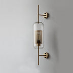 Personalized Creative Retro Industrial Style Corridor Bronze Glass Tank Wall Sconces