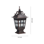 Pillar Garden Lights Weather-Resistant Aluminum Light Fixture