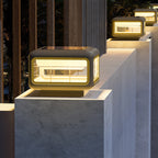 Waterproof Outdoor Pillar Light Modern Minimalist Style