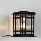 Pillar Solar Light Dual Power Supply Vintage LED Waterproof Light