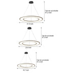 [Open-Box]Planet Rings LED Pendant Light in Black/White