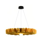 Cloth Chandelier Large Diameter Noise Reduction Felt Ceiling Lights