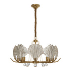 Shell Chandeliers Modern Copper Glass Ceiling Light