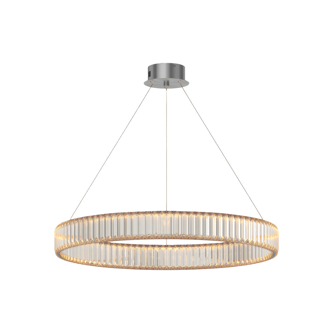 Crystal Round Chandelier American Creative Ceiling Light
