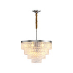 Modern Forms Chandelier Minimalist Full-Copper Luxury Ceiling Light
