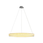 Circular Modern Chandelier Luxury Copper Ceiling Light