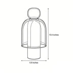 Portable Glass Table Light Human Shape LED Metal Lamp