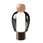 Portable Glass Table Light Human Shape LED Metal Lamp