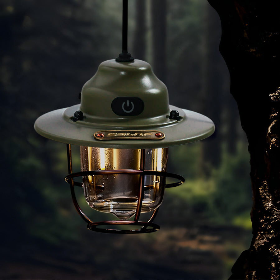 Portable Hanging Light Vintage USB-Rechargeable Camping Lantern